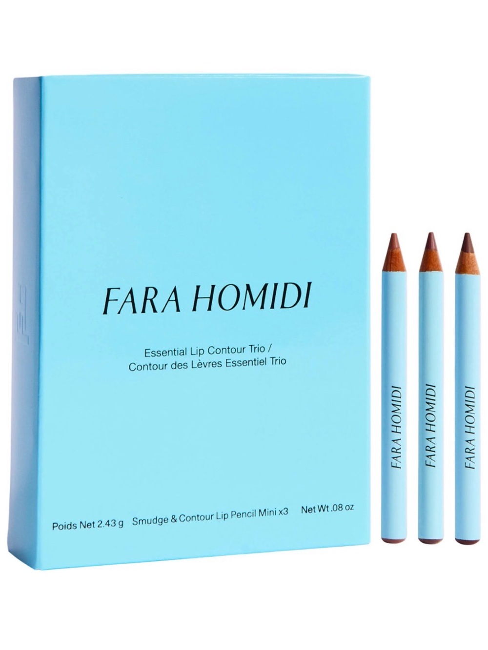 Fara Homidi Mini Essential Lip Liner Contour Trio Gift Set - Limited Edition